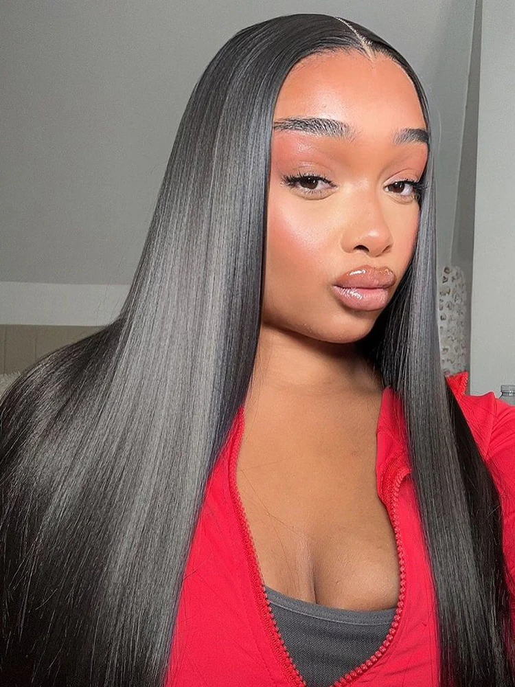 Pre-bleached Straight Hair Wear Go Glueless Wig 7x5 Pre-cut HD Lace Pre-plucked - Image 9