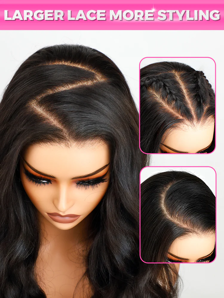Pre-bleached Straight Hair Wear Go Glueless Wig 7x5 Pre-cut HD Lace Pre-plucked - Image 15