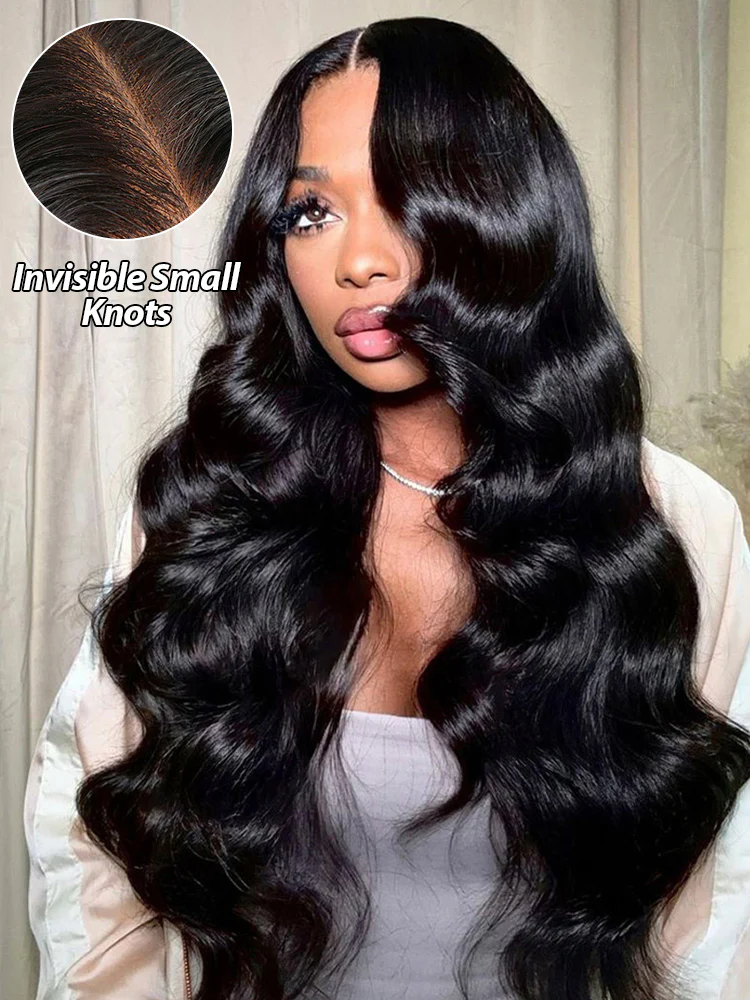Virgin Human Hair Pre plucked 13x6 Lace Front Wigs Body Wave Hair - Image 5